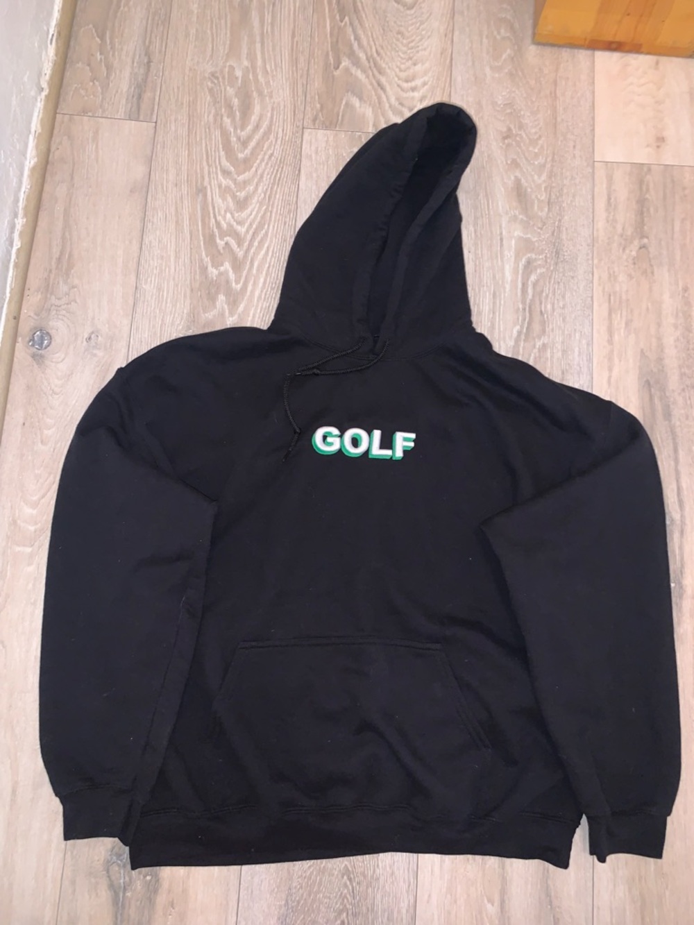 Golf Wang 3D Logo Chromakopia Green Hoodie Black Size: XLarge